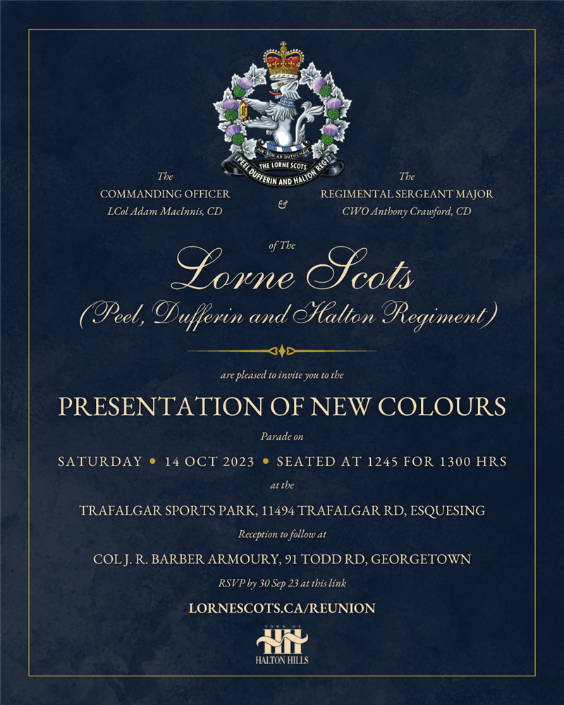 Lorne Scots Presentation Invitation to the Public